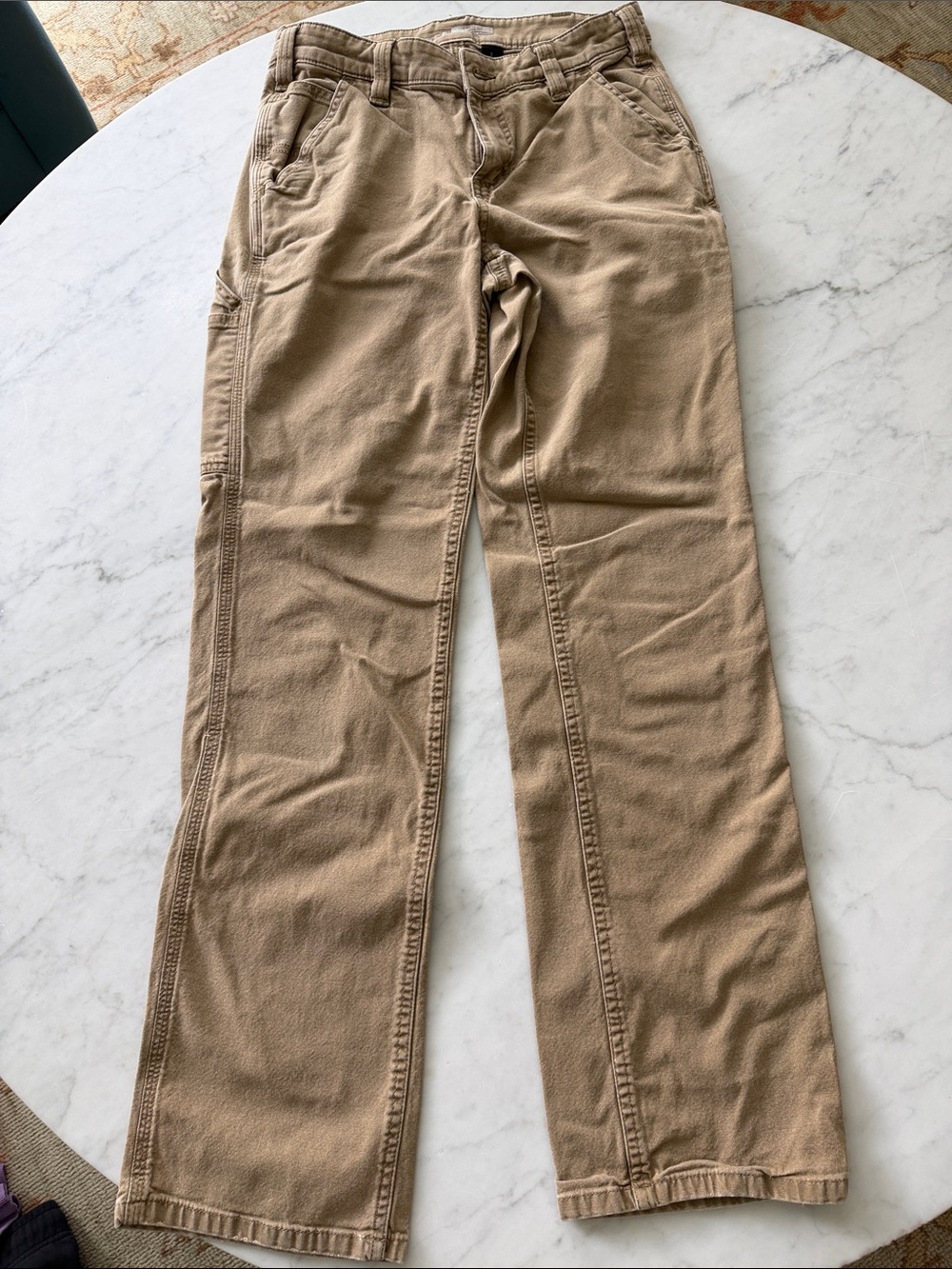 Carhartt women’s Work Pants in Tan Brown size 2